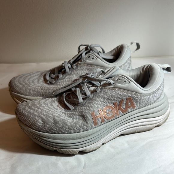 Used HOKA Gray Running Shoes Gaviota 5 women’s 8B - Picture 1 of 6